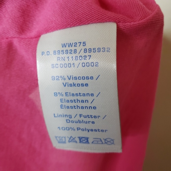 Boden Jemma Jersey Dress Pink & White - Picture 6 of 6